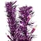 9ft. Pre-Lit Purple Artificial Tinsel Christmas Tree, Clear Lights